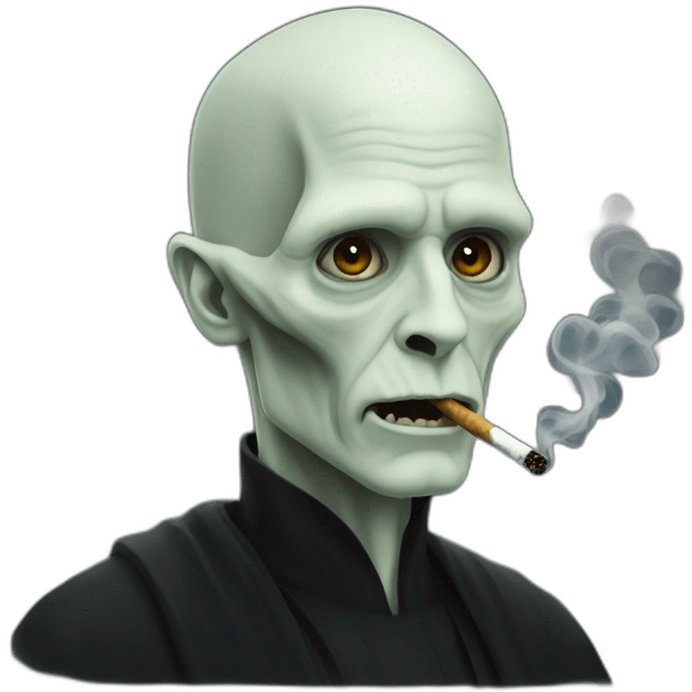 Lord Voldemort smoking emoji