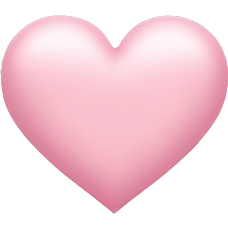 light pink heart emoji