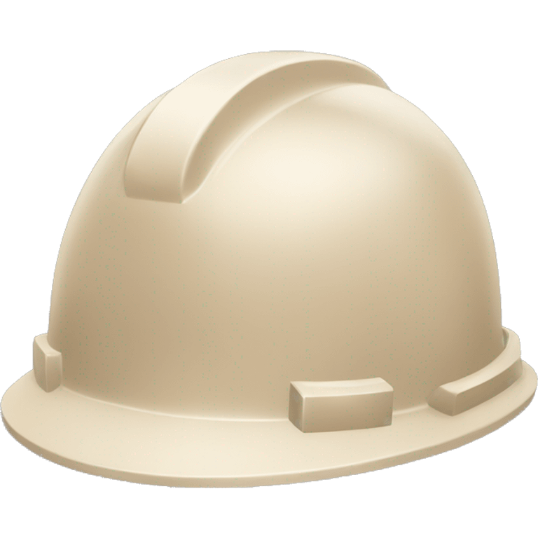 construction helmet in beige emoji