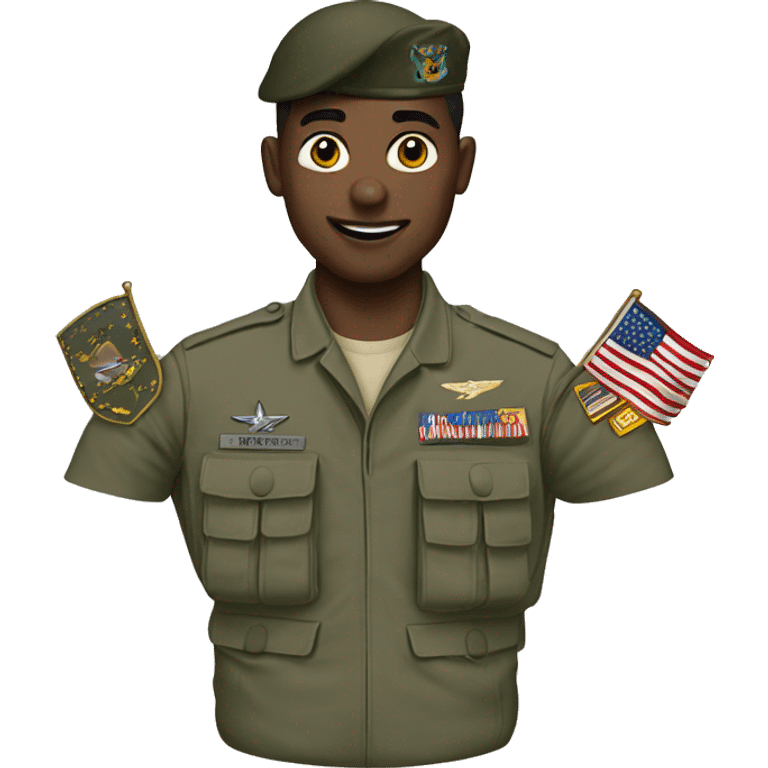 U.S. military  emoji