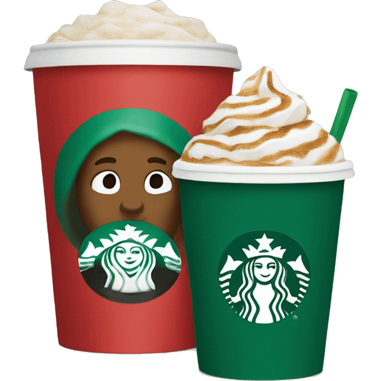 Starbucks red cup day emoji