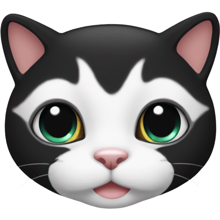 Black cute cat emoji