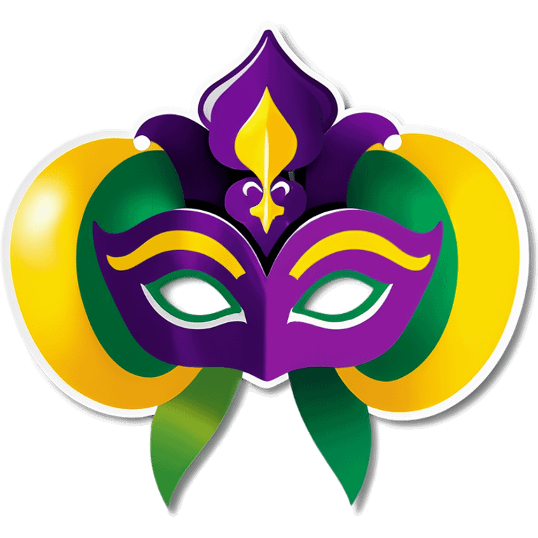 Mardi Gras float emoji