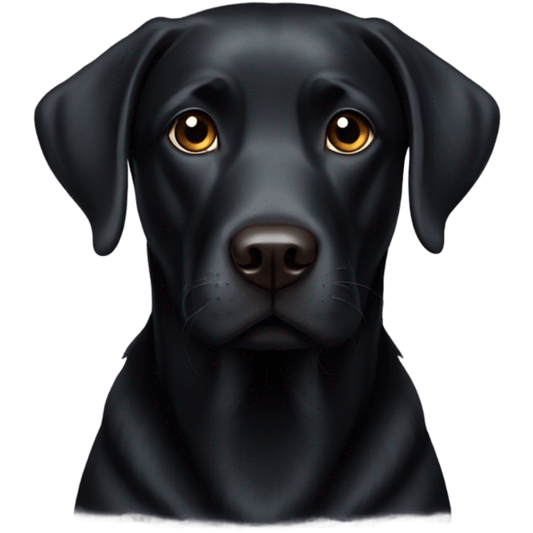 Black Labrador  emoji