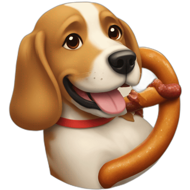 dog-hugging-a-giant-saussage emoji