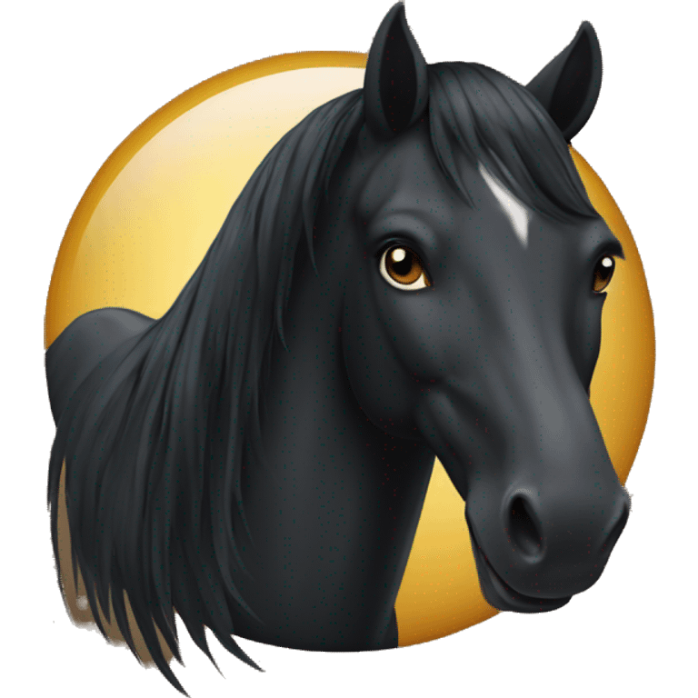 black horse emoji