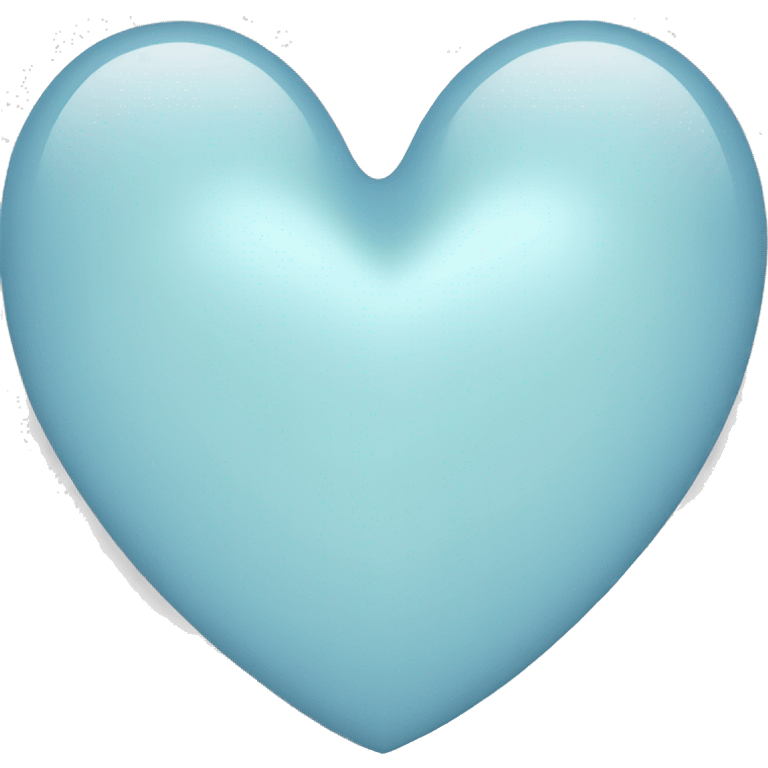 pale blue heart emoji