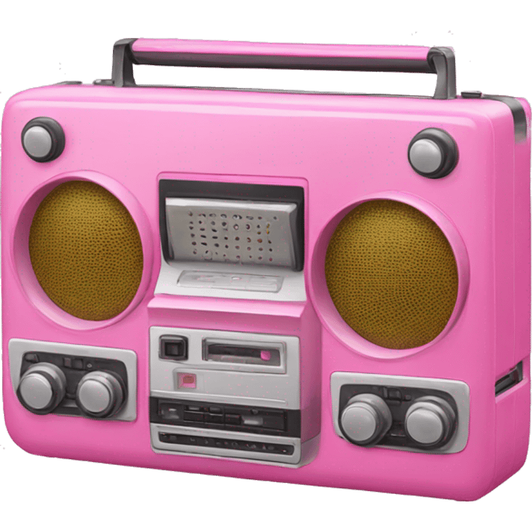 pink tape recorder emoji