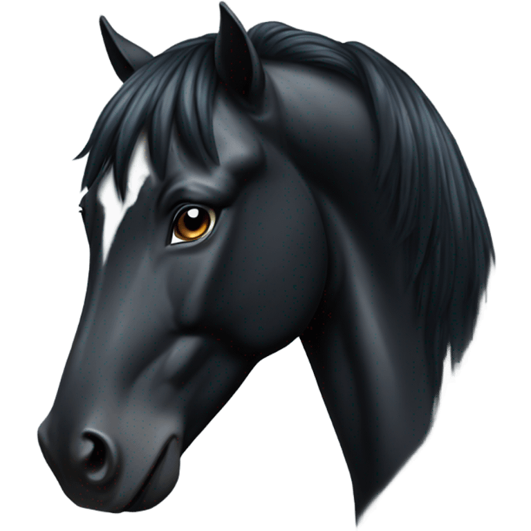 Black horse emoji