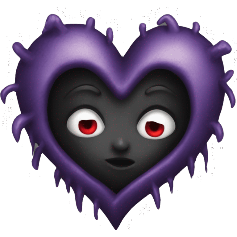 Gothic heart  emoji