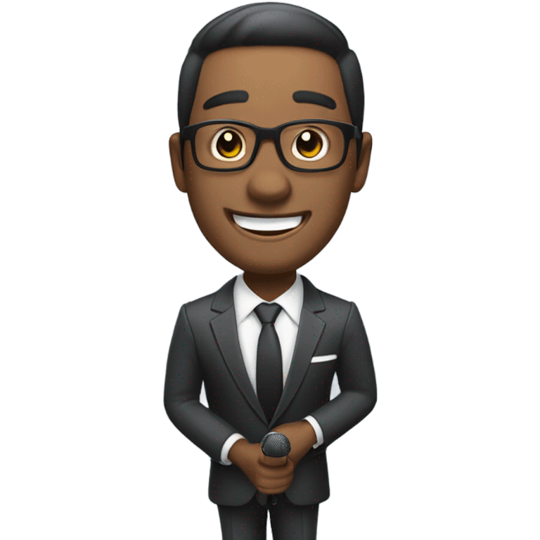 game show presenter emoji