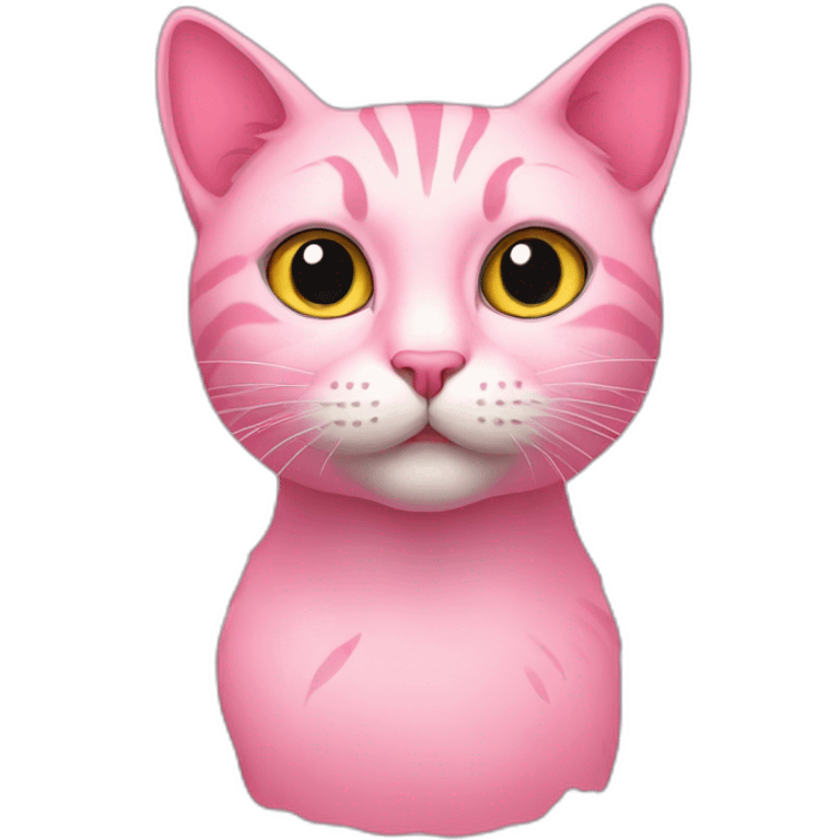 Cat pink emoji