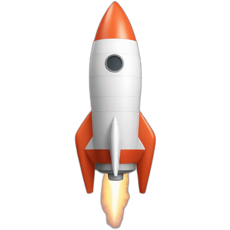 3d rocket emoji