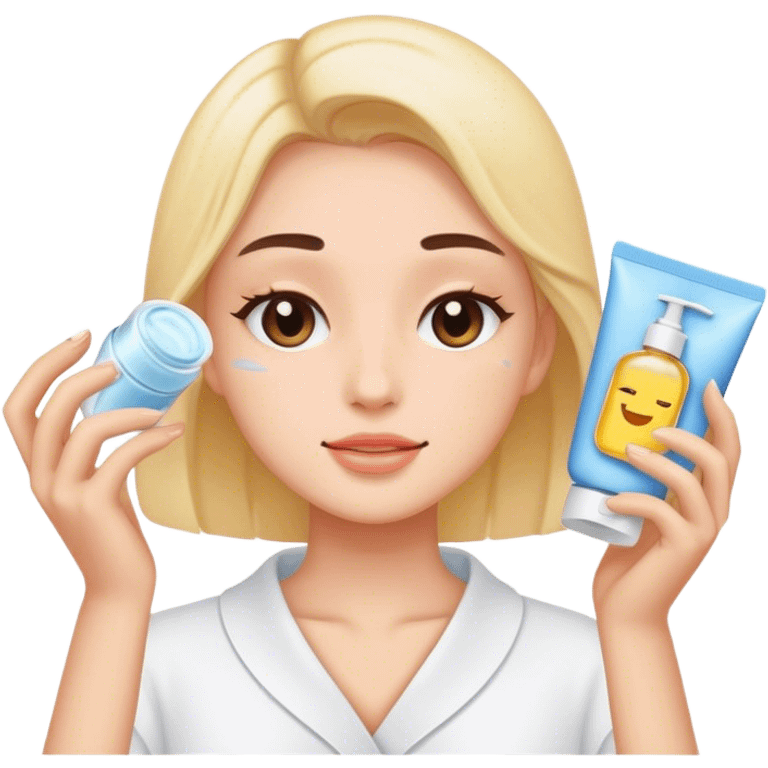 Rutina skincare emoji