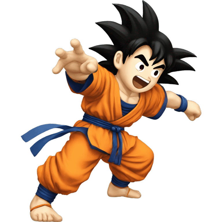 Sangoku rizzing emoji