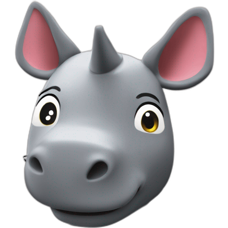 Playmobil rhino christmas emoji