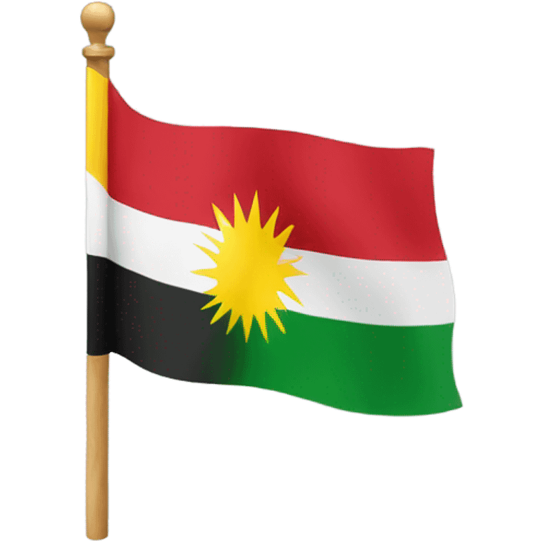 kurdistan flag emoji