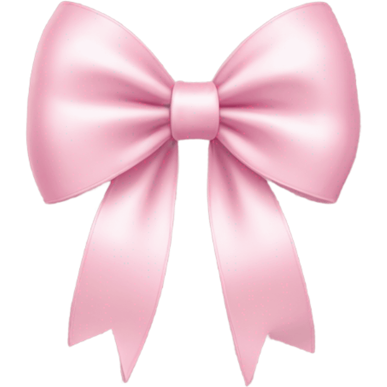 Light pink bow emoji