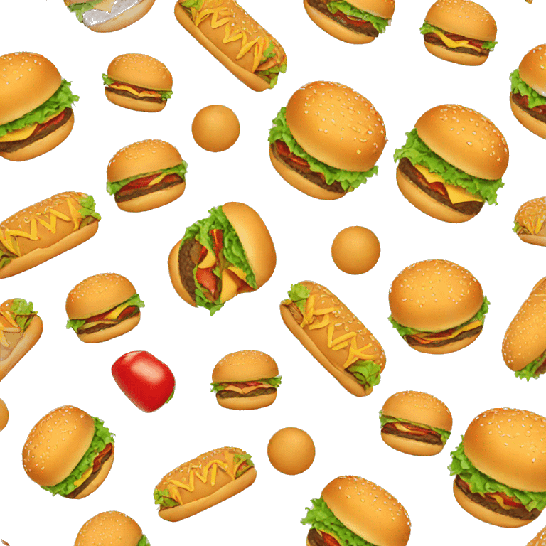 Phone in burger emoji