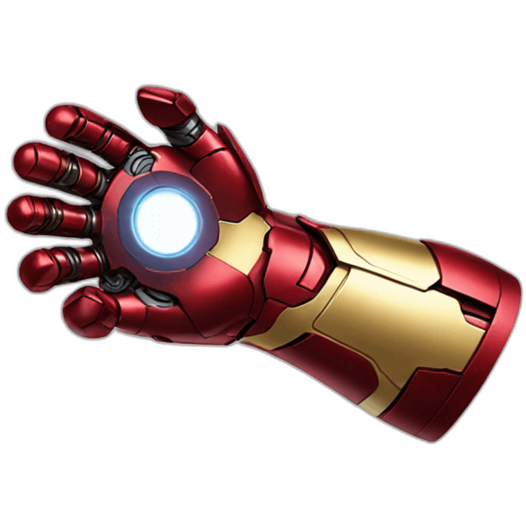 iron man left arm emoji