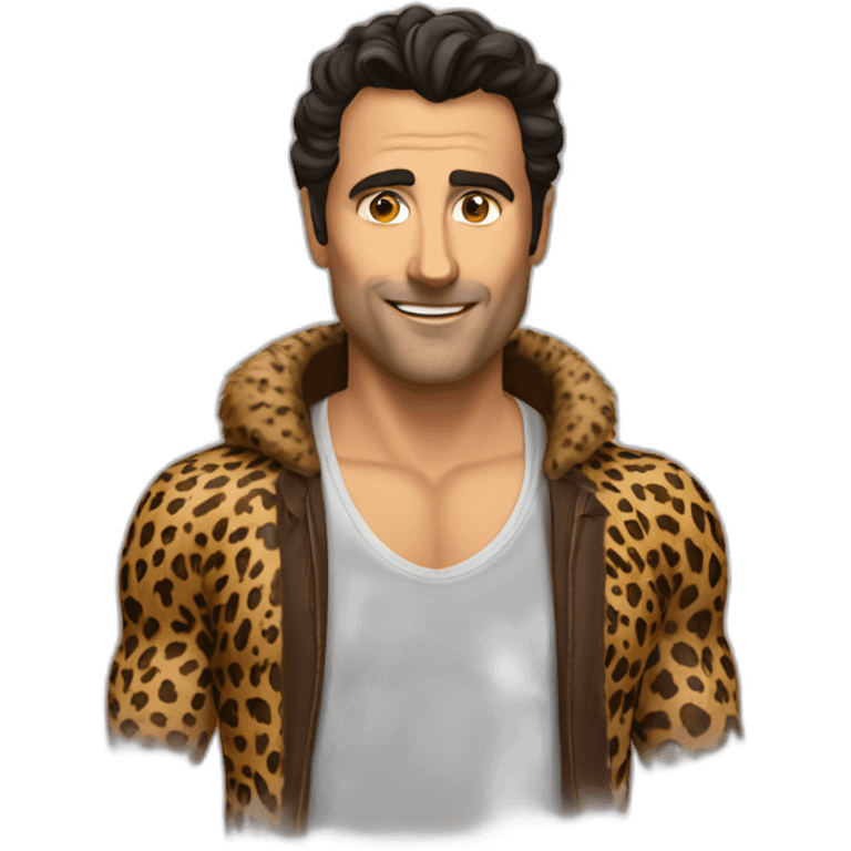 danny devitto as man-cheeta emoji