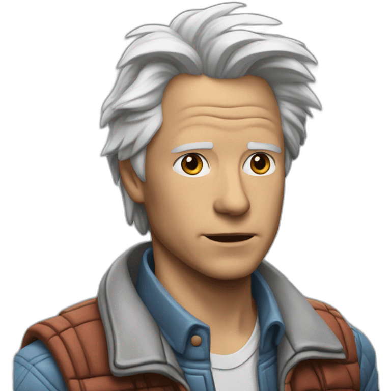 back to the future emoji