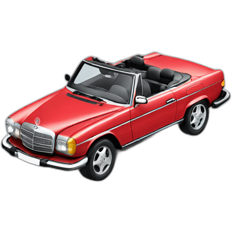 Mercedes benz convertible emoji