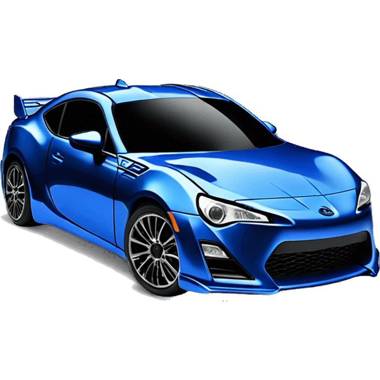 Fr-s Haunted Darth Vader’s dark pearl-blue race car, glowing light saber bumpers, wide rear wing, silver wheels  emoji