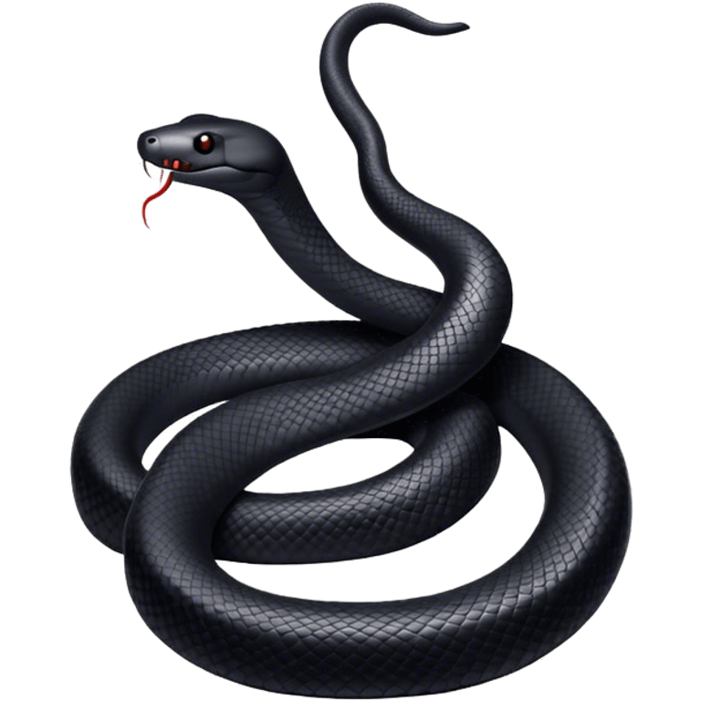 Black snake emoji