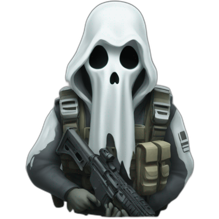 Ghost character from call of duty emoji