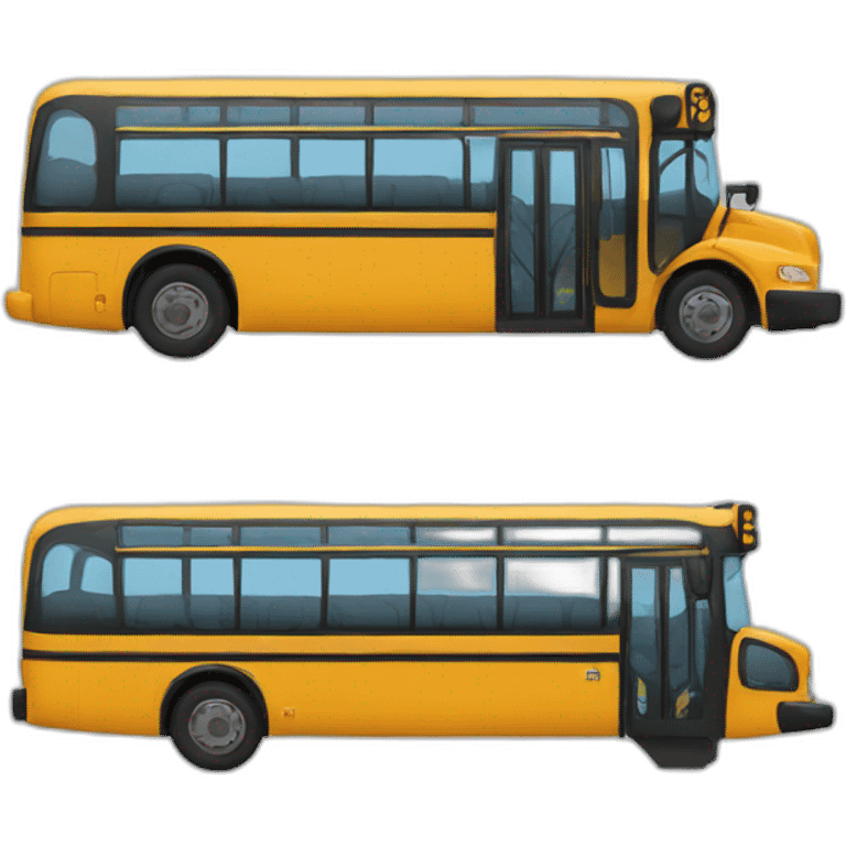 Bus side view emoji