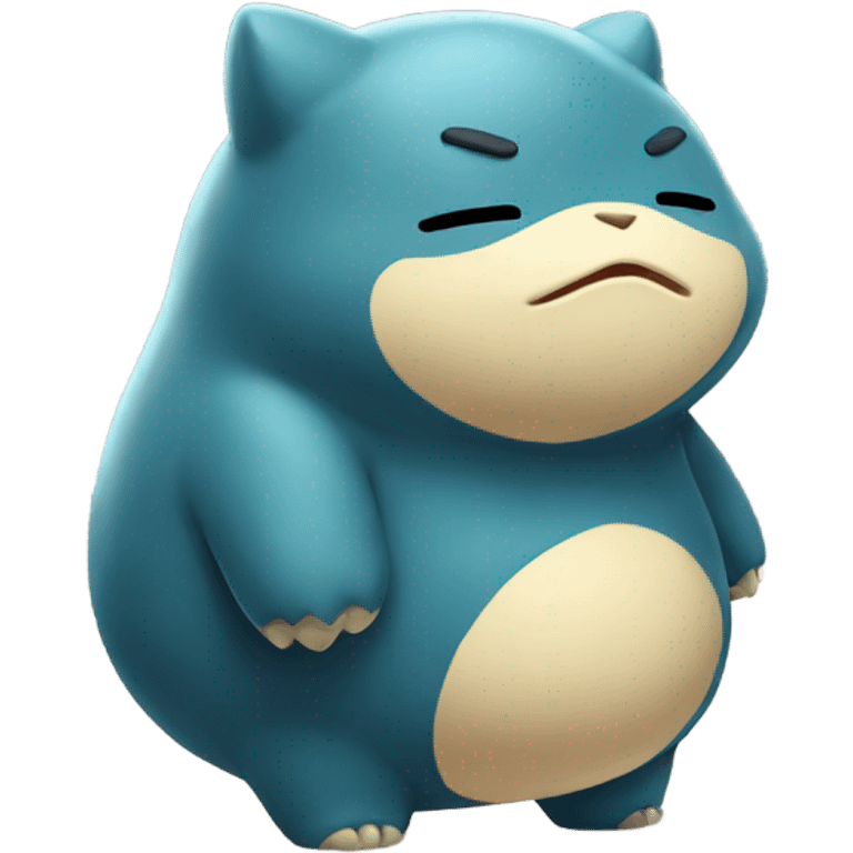 Cute snorlax emoji