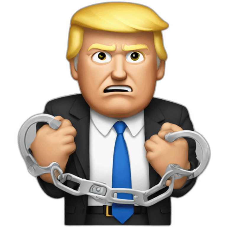 trump-in-handcuffs emoji