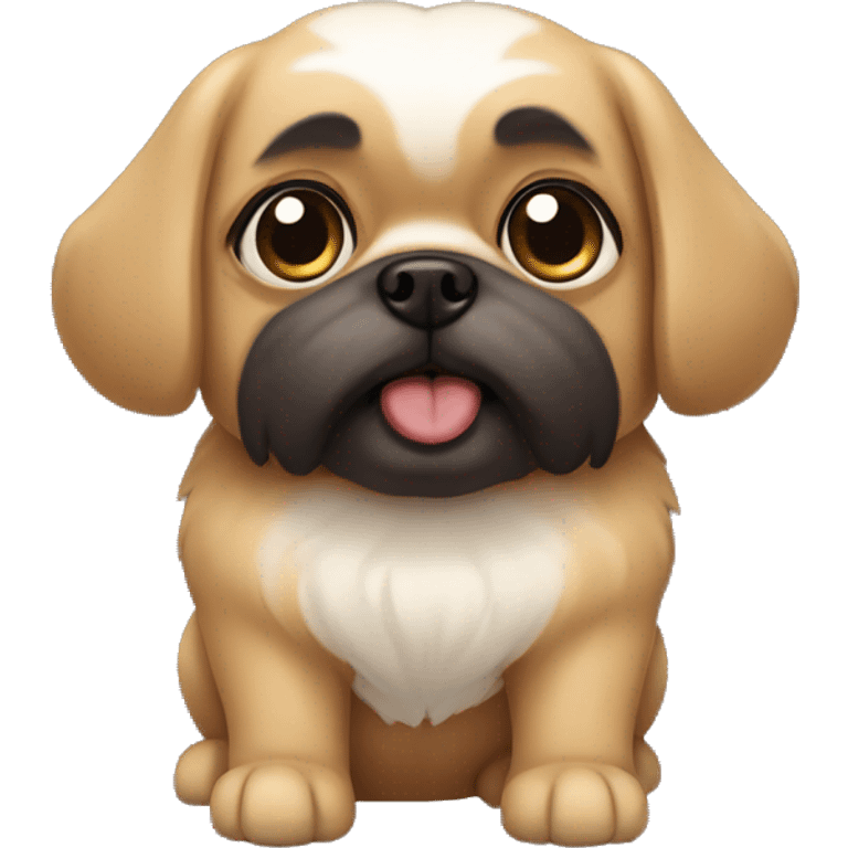 Perro pekines emoji