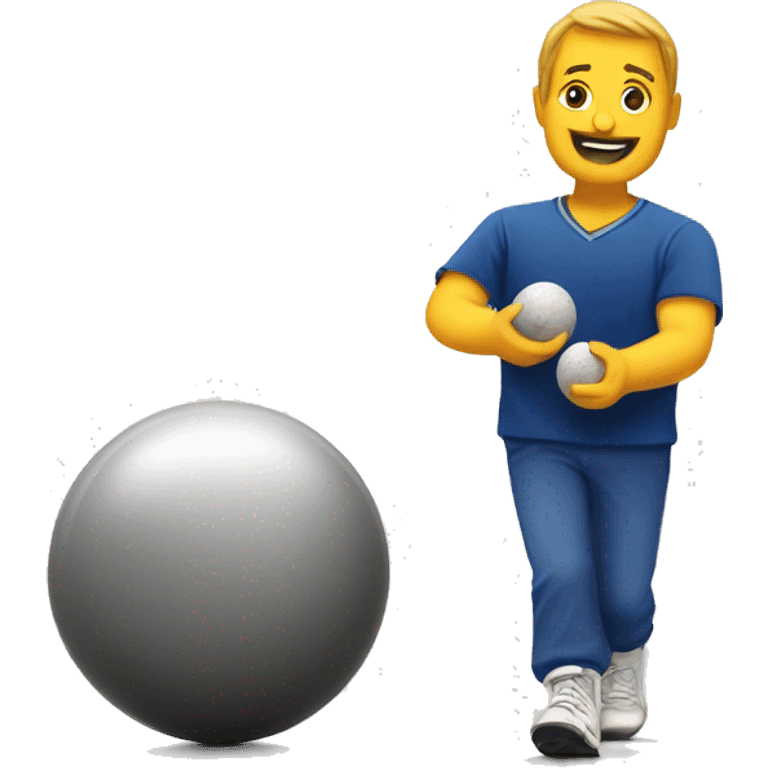 Pétanque emoji