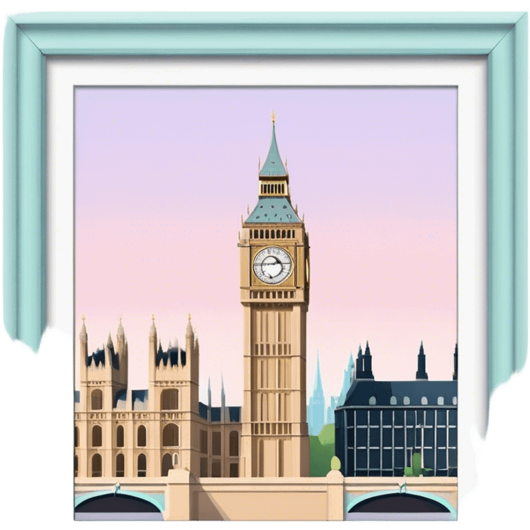 
pastel bigben emoji