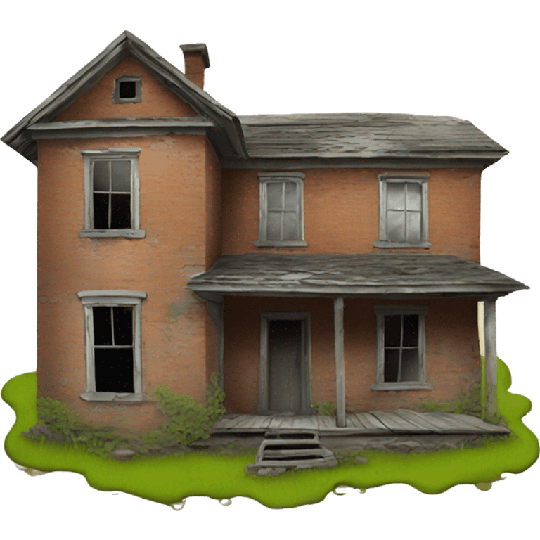 derelict house emoji