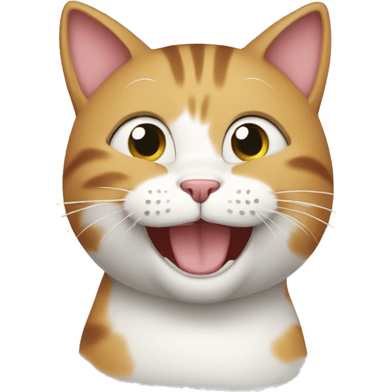 cat in laugh emoji