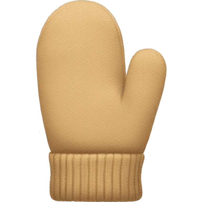 Beige mittens  emoji