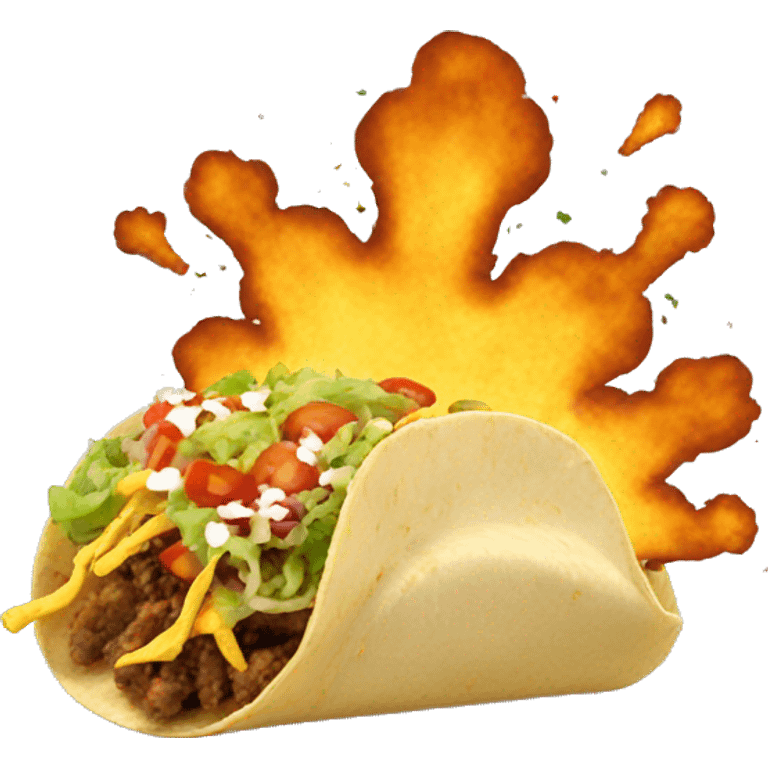 Tacos exploding  emoji