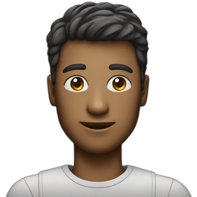 A person creating an ai emoji on his iPhone emoji