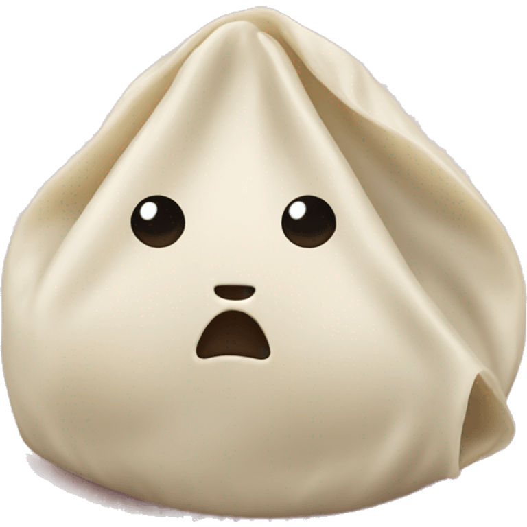 dumpling no face emoji