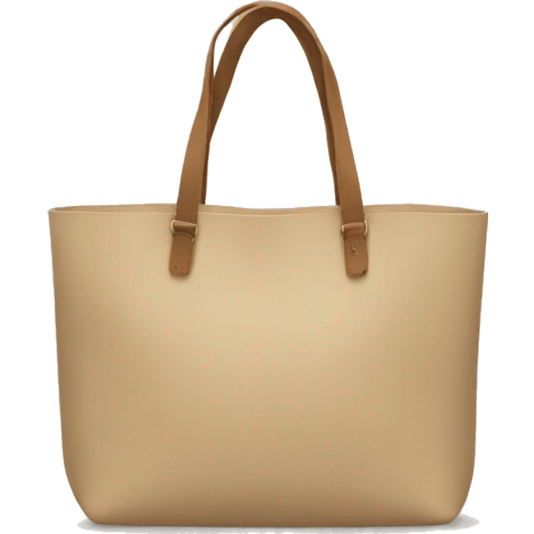 beige tote bag emoji