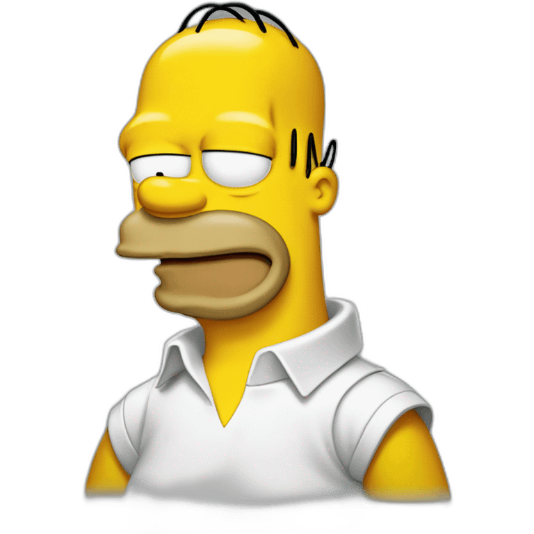 Homer Simpson drooling emoji