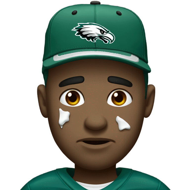 Crying eagles fan emoji