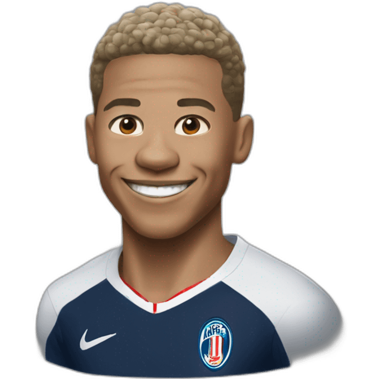 Mbappé smile emoji