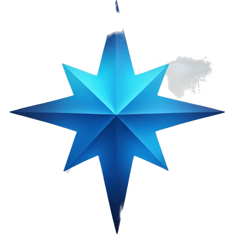 gradient blue north star emoji