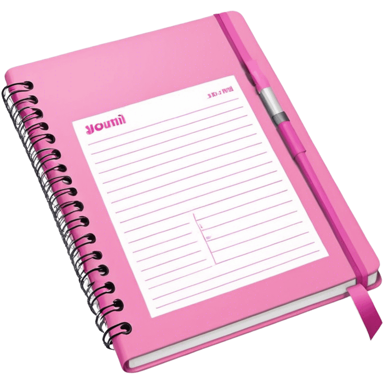 pink Fitness journal

 emoji