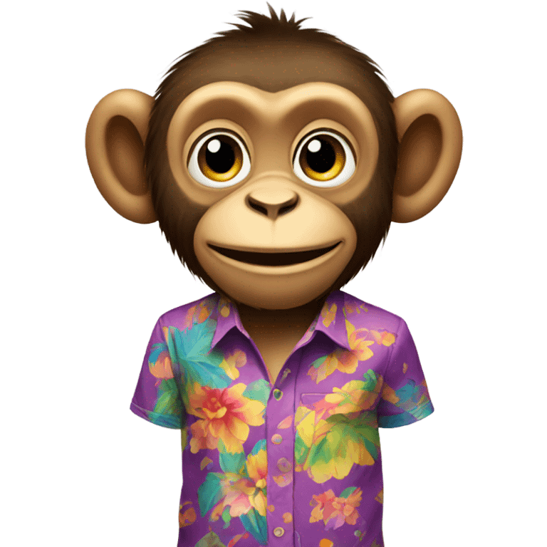 monkey with shirt emoji