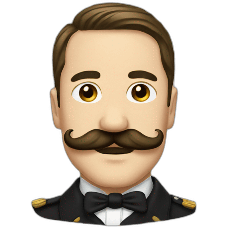 Adolf moustache lgtb emoji